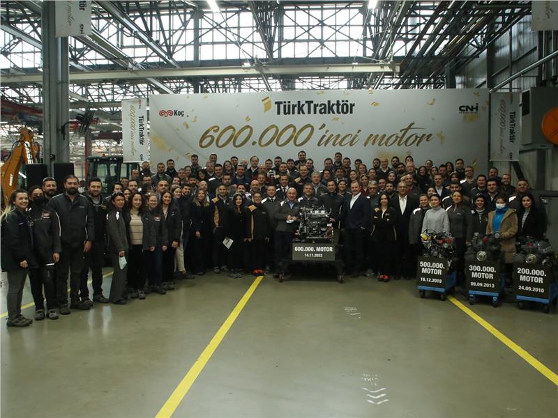 TürkTraktör Üretimde Önemli Bir Eşiği Daha Geride Bıraktı 600 Bininci Motorunu Üretti