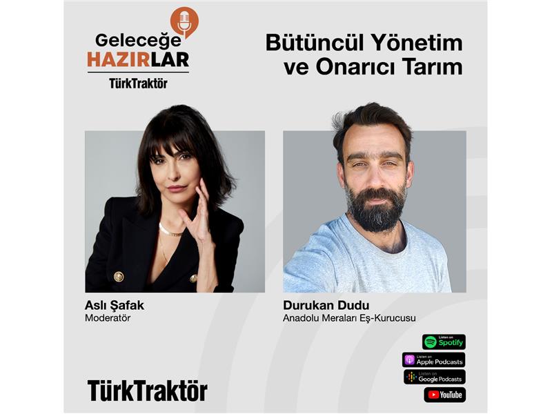 Geleceğe Hazırlar Podcast Serisi’nin Beşinci Bölümünde “Bütüncül Yönetim ve Onarıcı Tarım” Konuşuldu