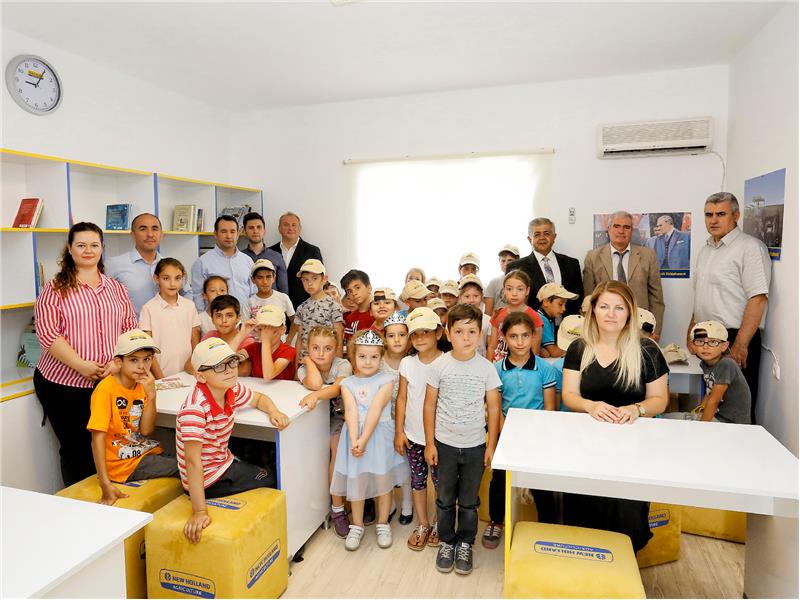 Çocuk Kütüphaneleri’nin yenisi Balıkesir-Edremit’teki Bostancı İlkokulu’nda açıldı