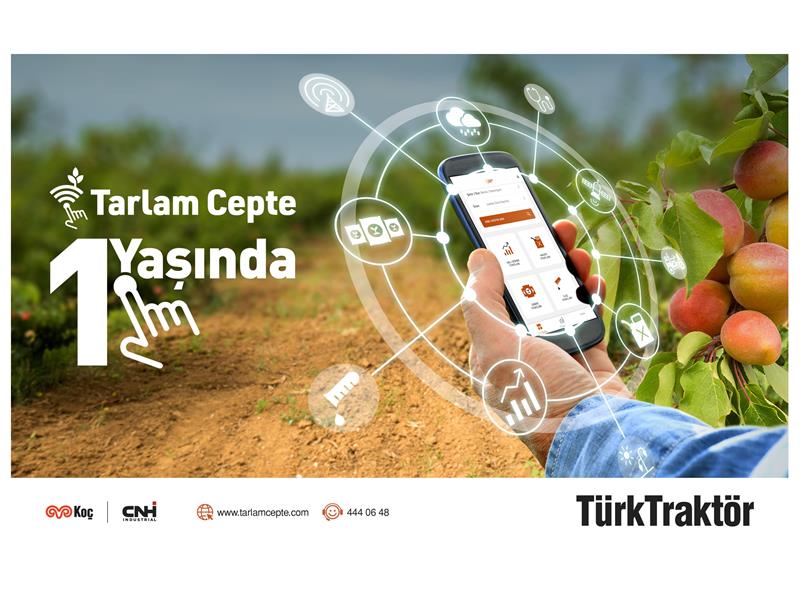 TÜRKTRAKTÖR’ÜN “TARLAM CEPTE”  UYGULAMASINDAN  20.000 ÇİFTÇİ YARARLANIYOR 