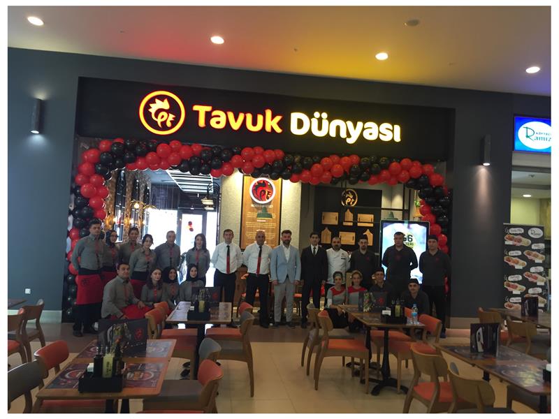 Tavuk Dünyası, Novada AVM’de açılan  yeni restoranıyla şimdi de Tokat’ta