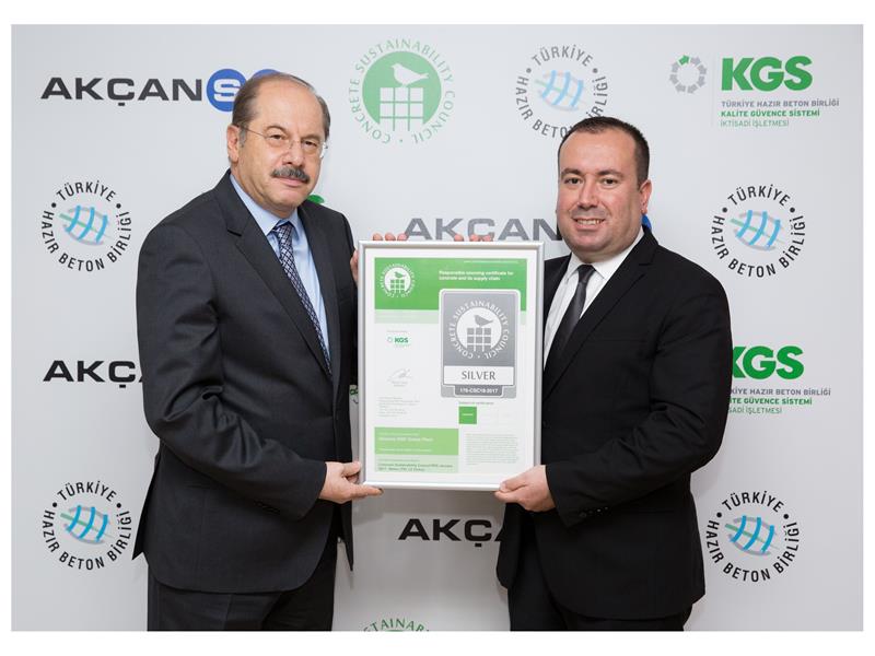 Türkiye’de, sorumlu kaynak kullanımında uluslararası normlara uygunluk gösteren  ilk firma Akçansa oldu…