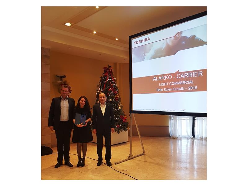 Alarko Carrier, “EMEA Bölgesi-En İyi Satış Büyümesi” ödülünü aldı.