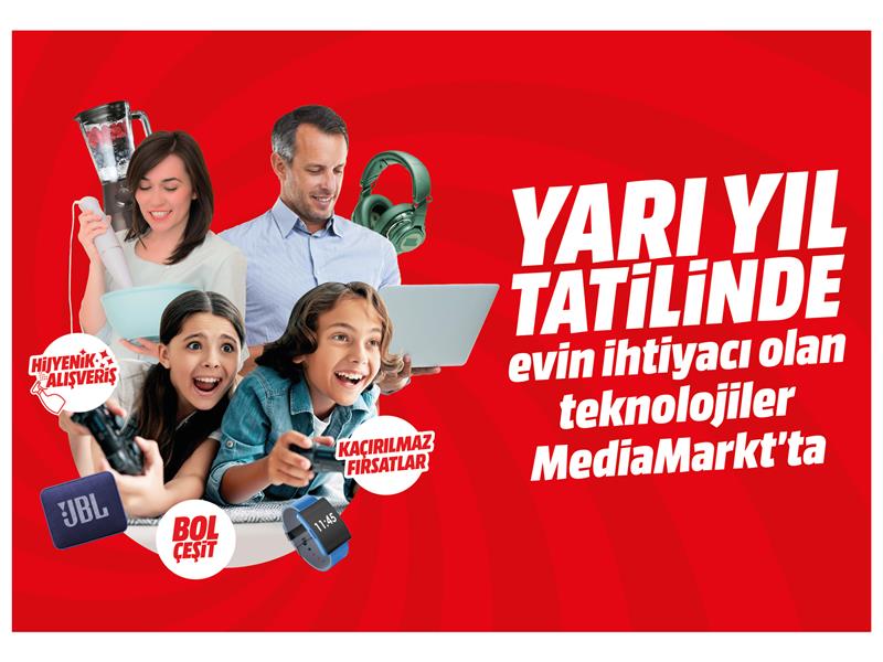 Yarıyıl tatili yaklaşırken En İyi Karne Hediyeleri MediaMarkt’ta