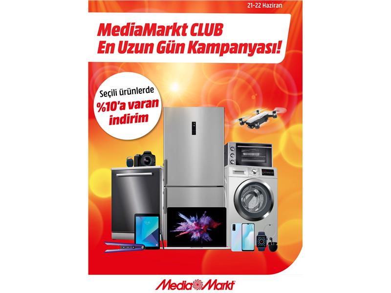 MediaMarkt CLUB’lılar için “En uzun gün” indirimleri başladı!