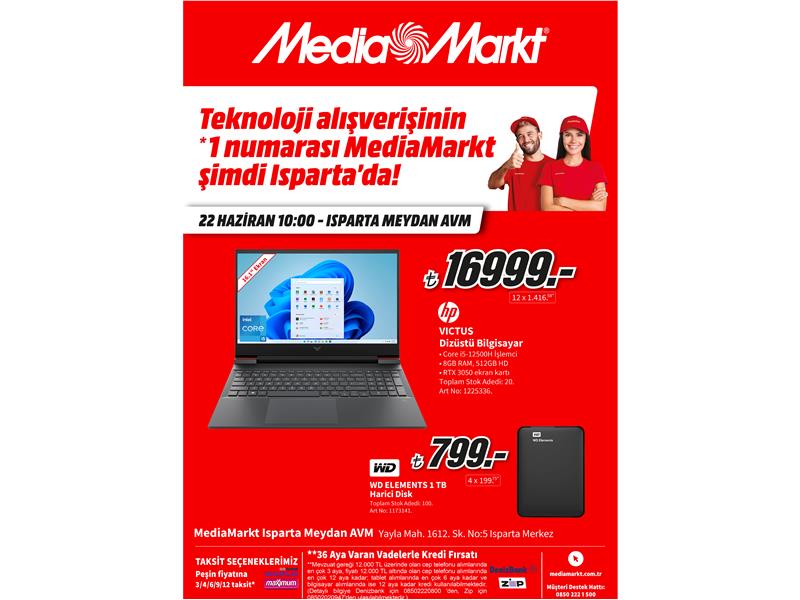 MediaMarkt Isparta’da mağaza açıyor