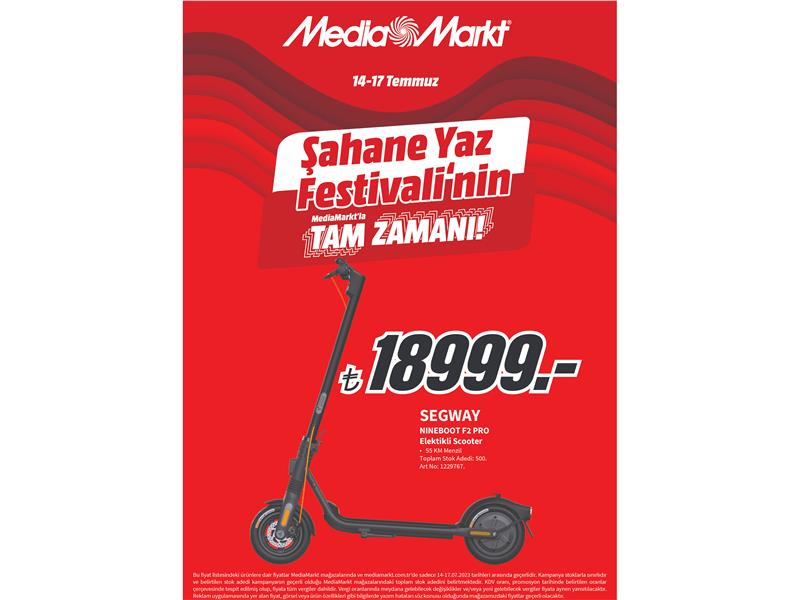 Şahane Yaz Festivali’nin MediaMarkt’la Tam Zamanı Kampanyası Başladı