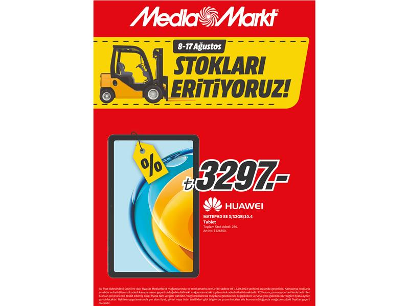 MediaMarkt’ta Stokları Eritiyoruz Kampanyası devam ediyor