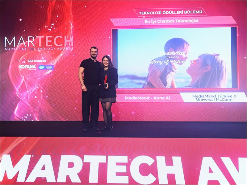 MediaMarkt, 'Anne AI’ projesiyle Martech Awards’ta ödül kazandı!