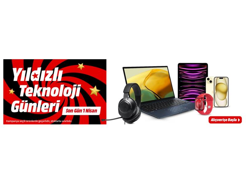 MediaMarkt’tan Yıldızlı Teknoloji Günleri Kampanyası