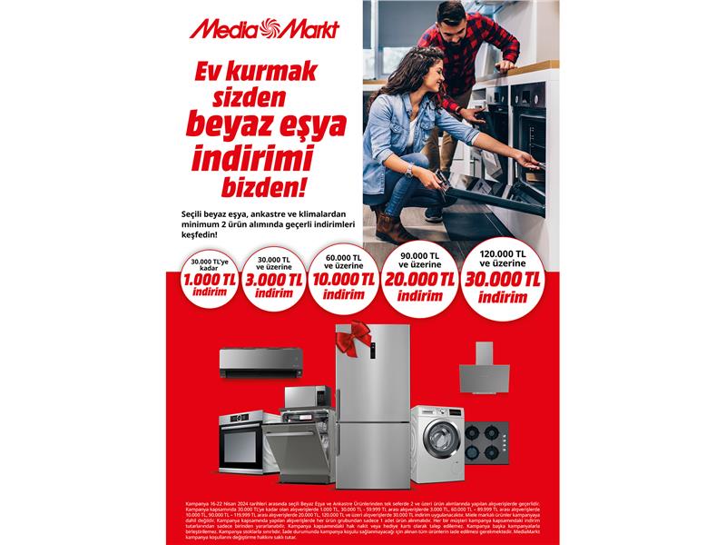 MediaMarkt’tan yeni evlenecek çiftlere kampanya