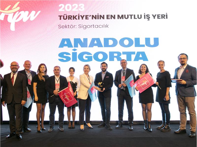 Anadolu Sigorta, Happy Place To Work Ödül Törenine Katıldı