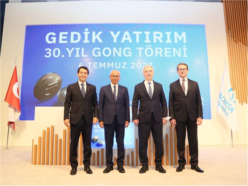 Gedik Yatırım, 30. yılını Borsa İstanbul’da gong töreni ile kutladı