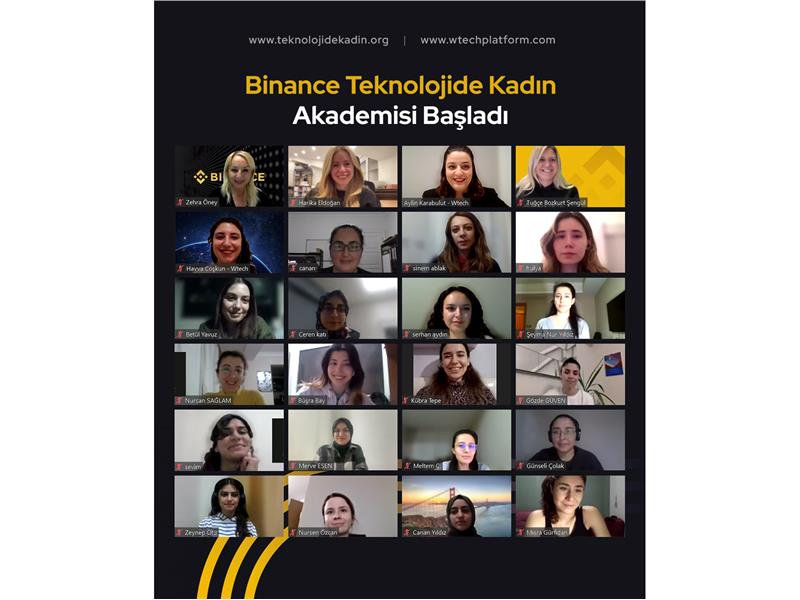 Binance Teknolojide Kadın Akademisi Eğitimleri Başladı