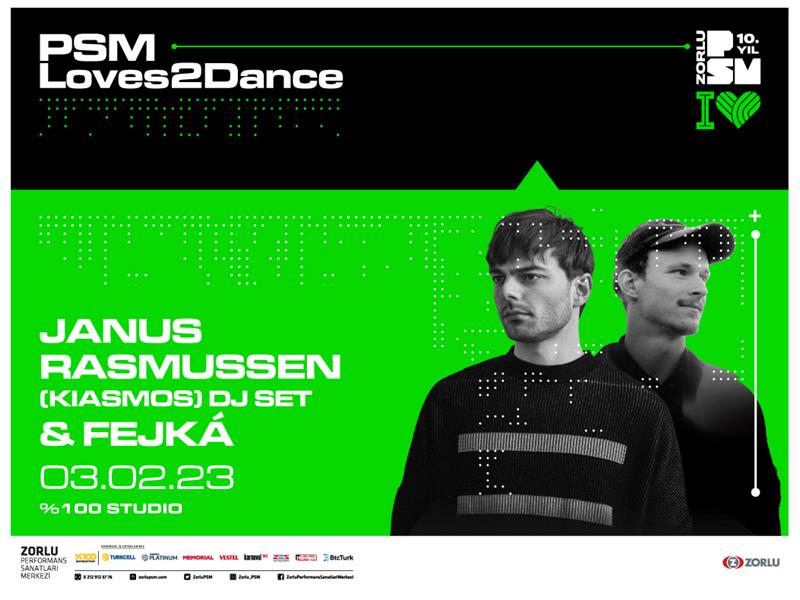 Janus Rasmussen (Kiasmos) “PSMLoves2Dance” Kapsamında 3 Şubat’ta Zorlu PSM’de!