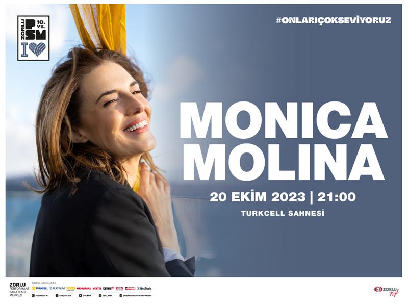İspanyol Pop Müziğinin Kült İsmi Monica Molina 20 Ekim’de Zorlu PSM’de! 