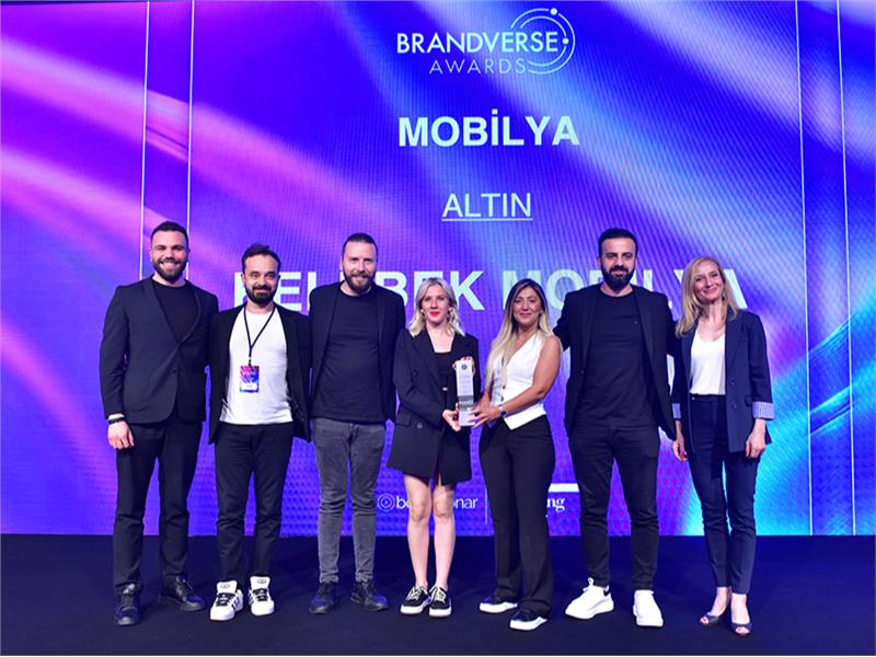 Kelebek Mobilya, 3 Altın Ödülle Brandverse Awards’a Damga Vurdu