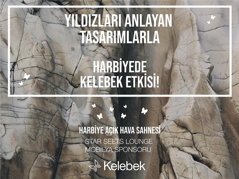 Kelebek Mobilya, Harbiye Açık Hava Sahnesi'ndeki İş Birliği ile Fark Yaratıyor