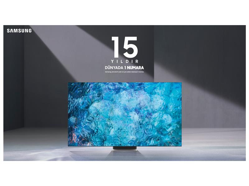 Samsung‘un 15 yıldır dünyada 1 numaralı TV üreticisi olduğu açıklandı