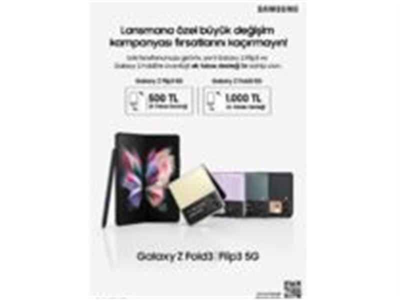 Galaxy Z Fold3 5G ve Galaxy Z Flip3 5G’nin mağazalardaki satışı başladı!