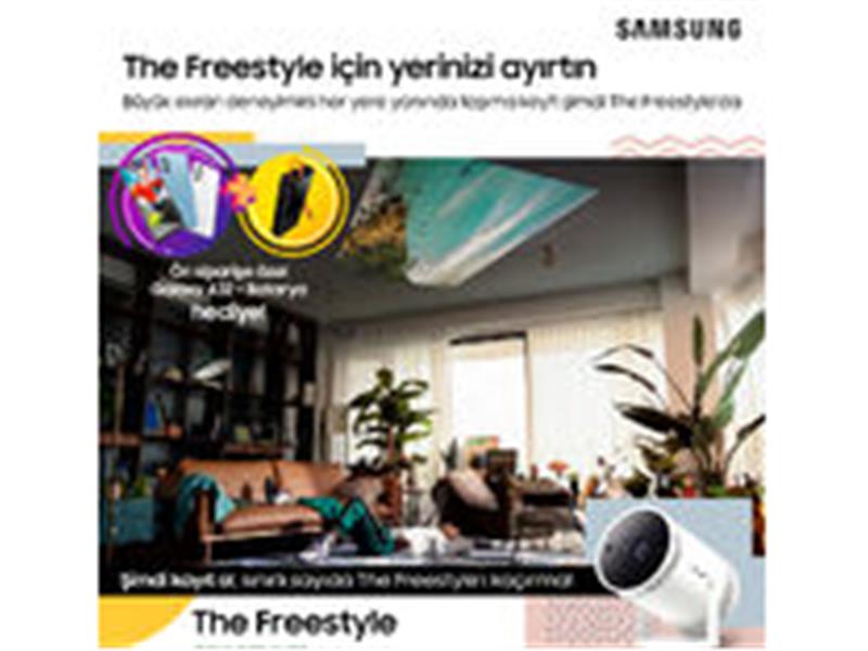 Samsung’dan yeni taşınabilir ekranı The Freestyle için Galaxy A32 ve batarya hediyeli ön satış kampanyası