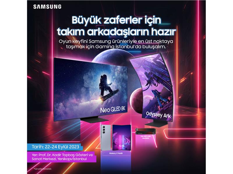 Samsung, Gaming İstanbul Fuarı’nda teknoloji ve eğlenceyi buluşturuyor