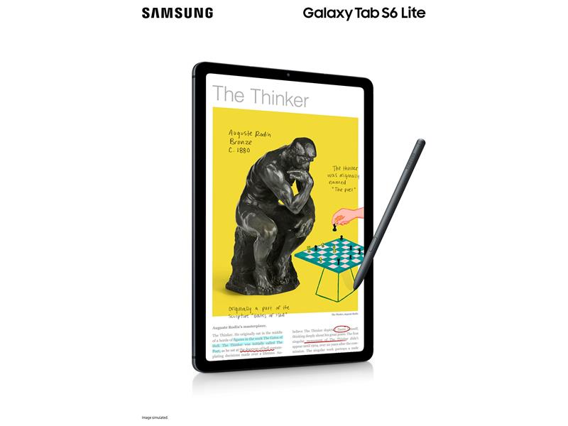 Yeni Galaxy Tab S6 Lite ile yaratıcı eğlence ve üretkenlik, hafif ve şık tasarımda birleşiyor