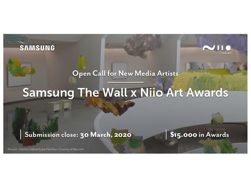 Samsung ve Niio Art, görsel sanatları “The Wall”da herkese tanıtacağı dijital sanat yarışmasını başlattı