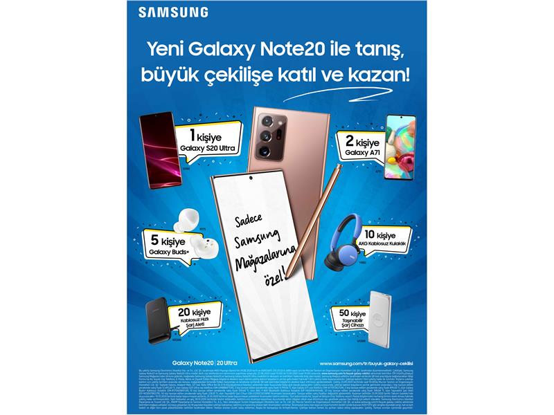 Büyük Galaxy Çekilişi Samsung Mağazaları’nda!