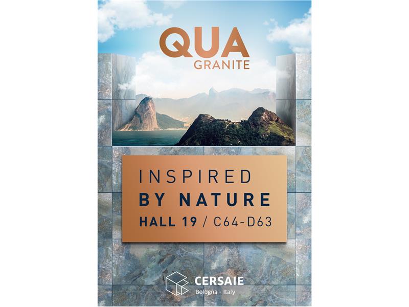 QUA Granite devrim niteliğindeki yeni ürünleriyle Cersaie’de