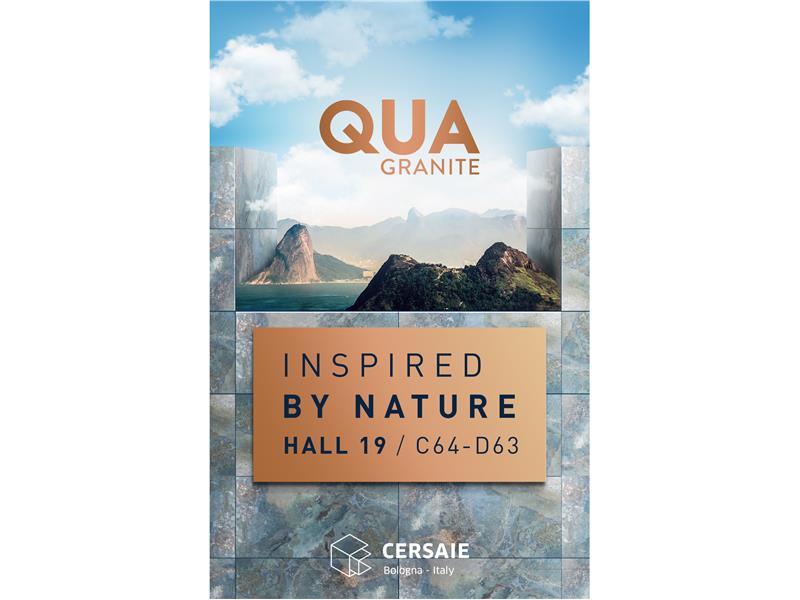 QUA Granite devrim niteliğindeki yeni ürünleriyle Cersaie’de