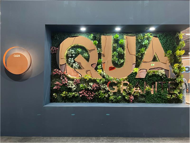 QUA Granite’nin yenilikçi ürünleri UNICERA fuarında