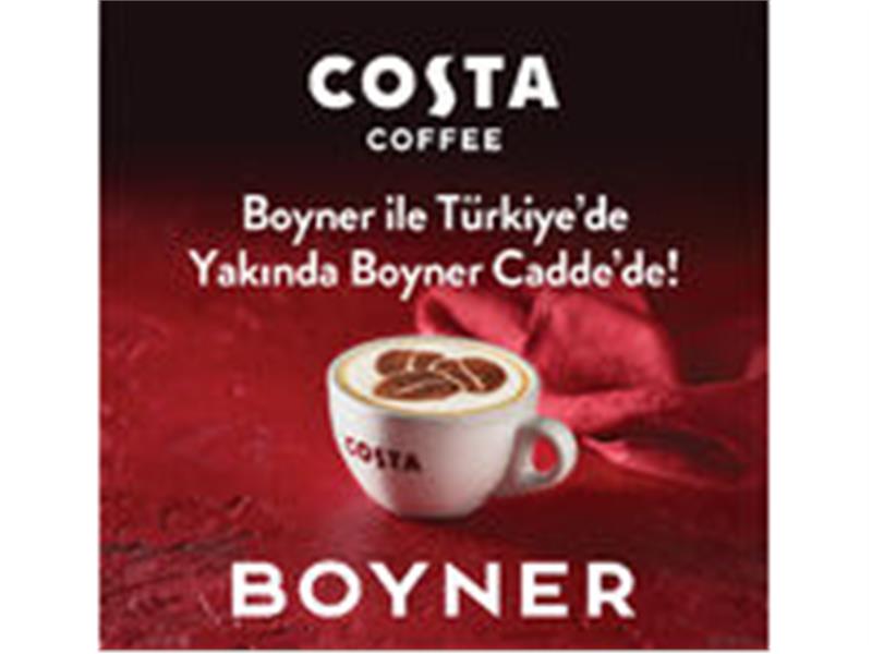 İngiltere’nin 1 Numaralı Kahve Zinciri Costa Coffee Boyner ile Türkiye’de