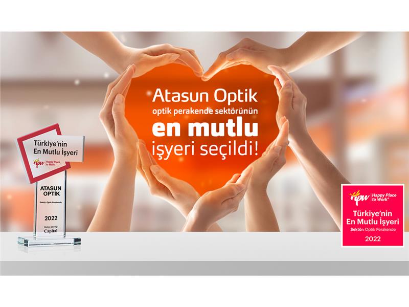 Atasun Optik, Sektörünün En Mutlu İşyeri Seçildi