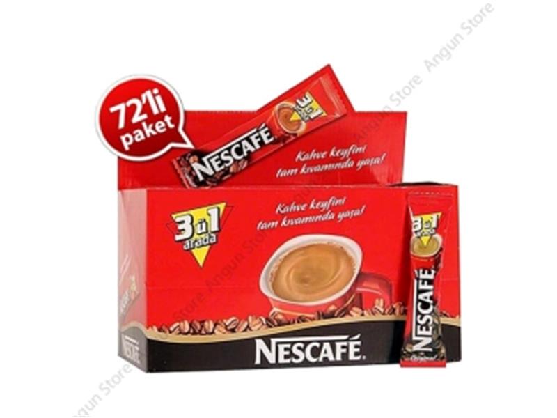 Nestle Nescafe 3'ü1 Arada 17,5grX72'Lİ