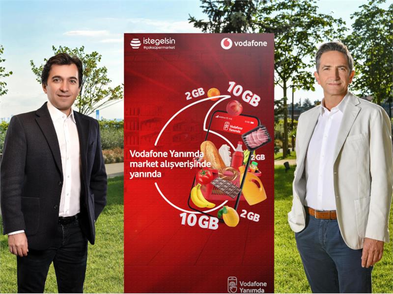 VODAFONE, “SÜPERMARKET YANIMDA” İLE  AYDA 100 BİN ALIŞVERİŞ HEDEFLİYOR 