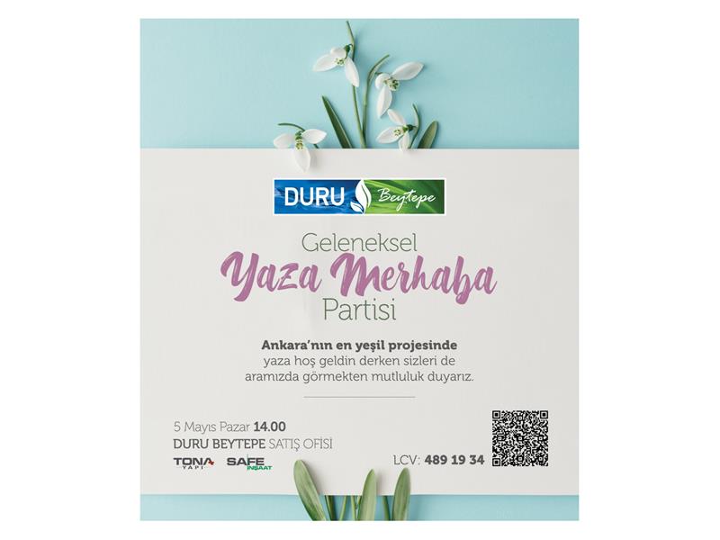 Yaza “Duru” Bir Merhaba