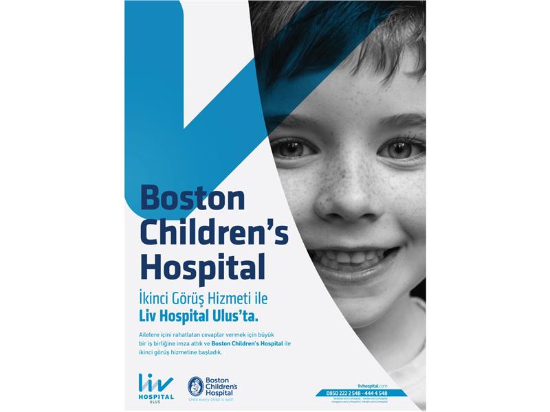 ABD’NİN EN İYİ ÇOCUK HASTANESİ BOSTON CHILDREN’S HOSPITAL ve LIV HOSPITAL ULUS İKİNCİ GÖRÜŞ HİZMETİ İÇİN GÜÇLERİNİ BİRLEŞTİRDİ 