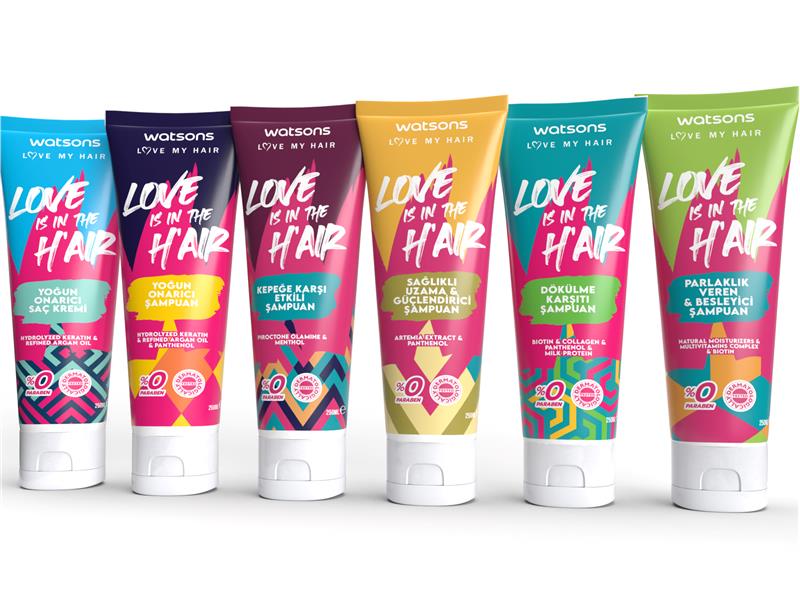 Watsons’ın Yeni Love Is In The H’air Saç Bakım Serisi İle Aşkı Saçlarınızda Hissedin