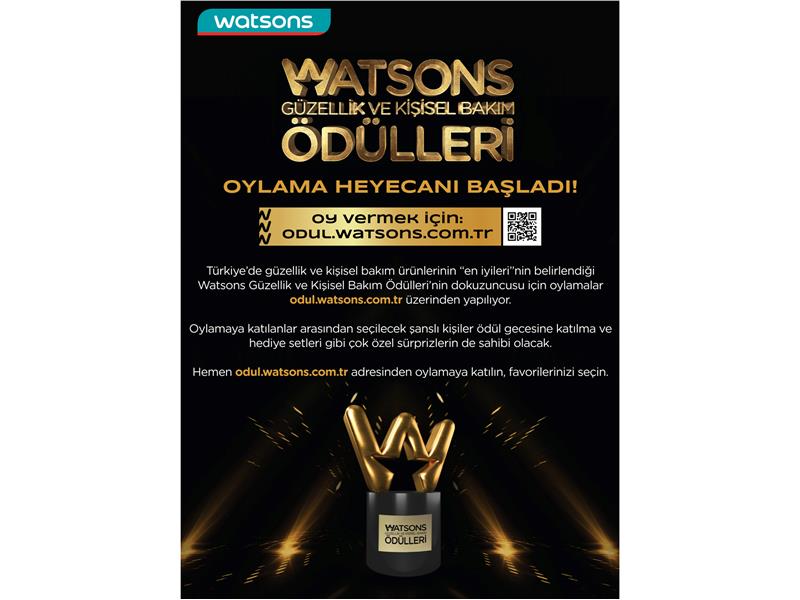 9. Watsons Güzellik ve Kişisel Bakım Ödülleri için Oylamalar Başladı!