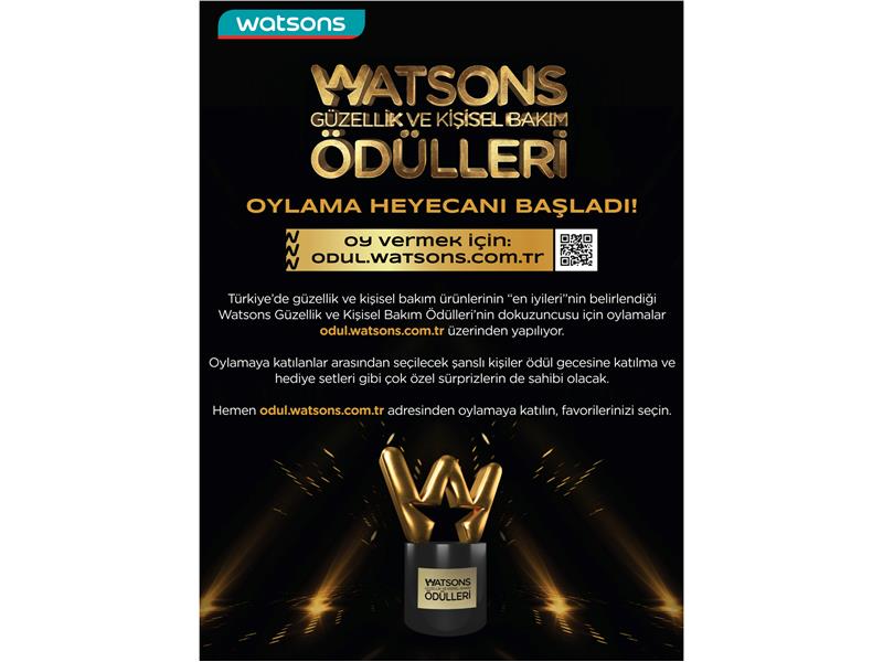 9. Watsons Güzellik ve Kişisel Bakım Ödülleri için Oylamalar Başladı! 