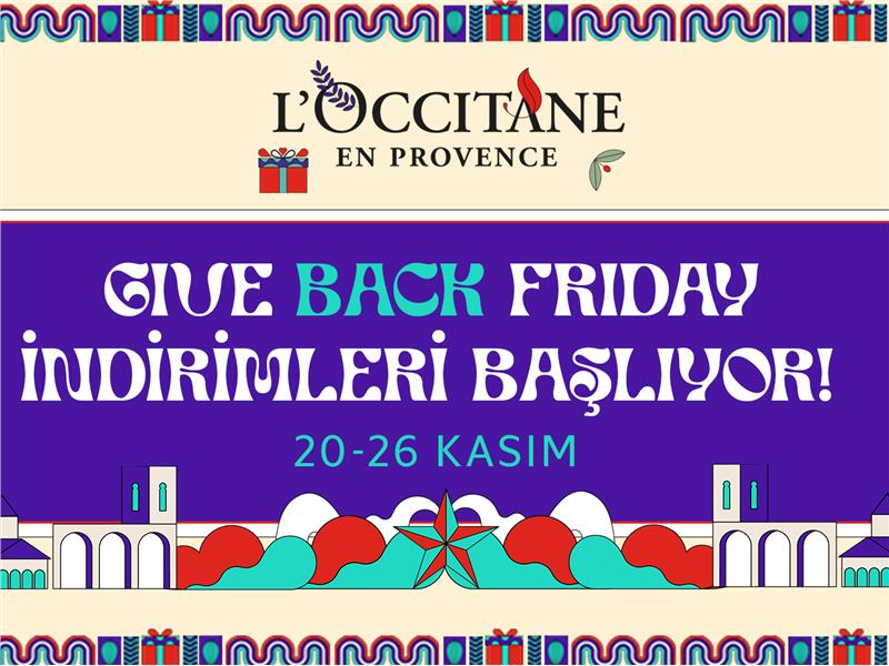 Rengarenk yılbaşı serileri ile L'Occitane'da Black Friday başlıyor!