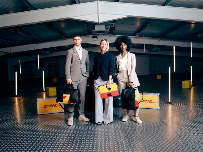 DHL BEEN London ile Formula 1'deki pankartlarını geri dönüştürerek moda koleksiyonu çıkardı