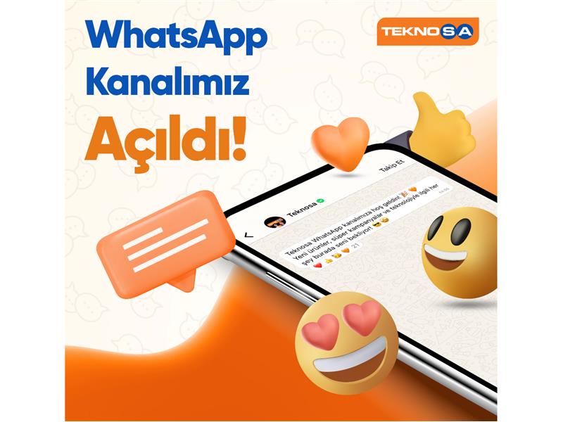 Teknosa WhatsApp kanalı ile teknoloji tutkunlarının yanında 