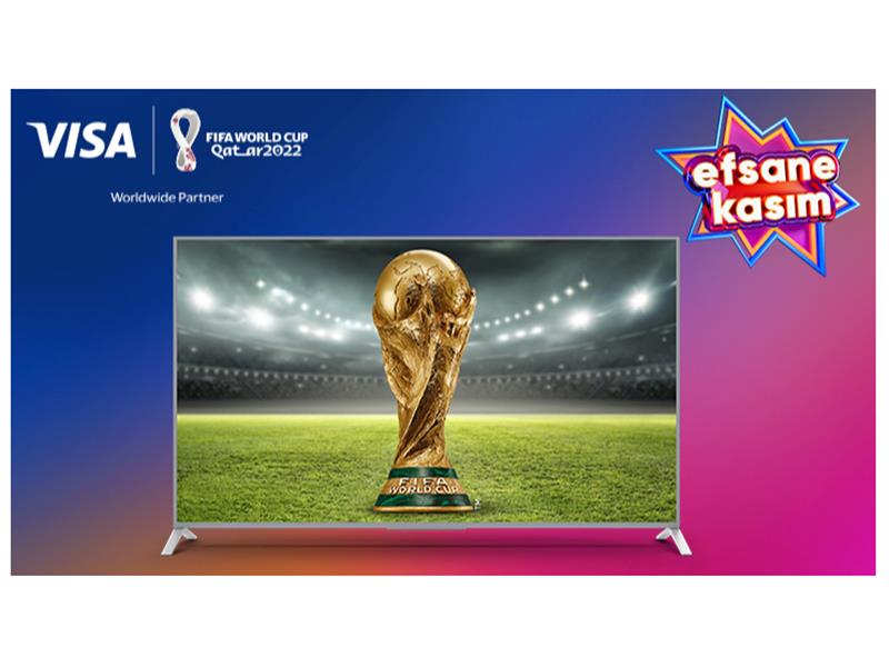 Hepsiburada’dan, FIFA Dünya Kupası™ Heyecanını Artıracak Televizyonlarda Visa Kart Sahiplerine Özel İndirim Kampanyası