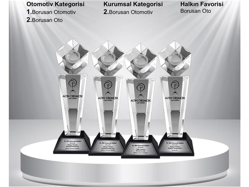 Borusan Otomotiv Grubu Altın Örümcek Ödülleri’nde Dört Ödülün Sahibi Oldu
