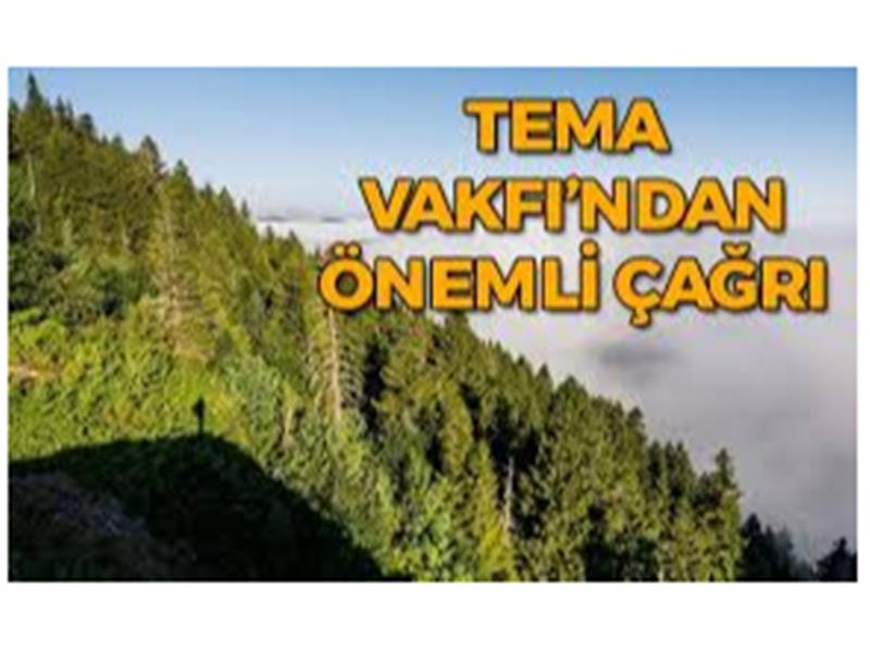 TEMA Vakfı’ndan tüm siyasi partilere ve sivil toplum kuruluşlarına önemli çağrı