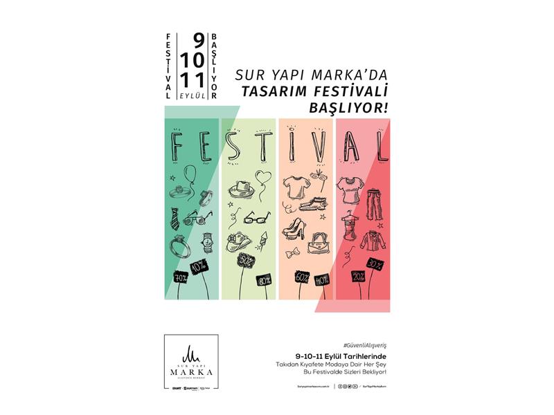 Sur Yapı Marka AVM’de Tasarım Festivali başlıyor