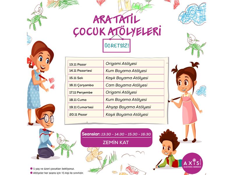 Ara tatil Axis Kağıthane’de güzel