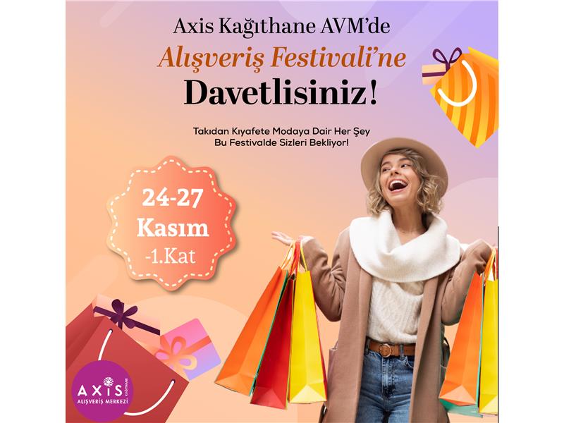 Axis Kağıthane AVM’de Alışveriş Festivali başlıyor